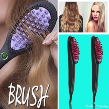 Hot Sell Ceramic Hair Straightener Brush