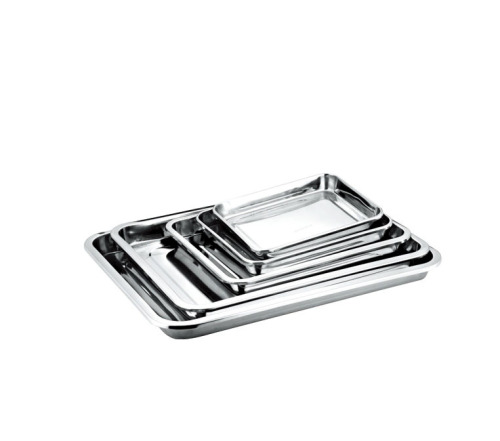 Stainless steel square tray