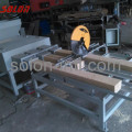 Wood shavings to make pallets processing machine