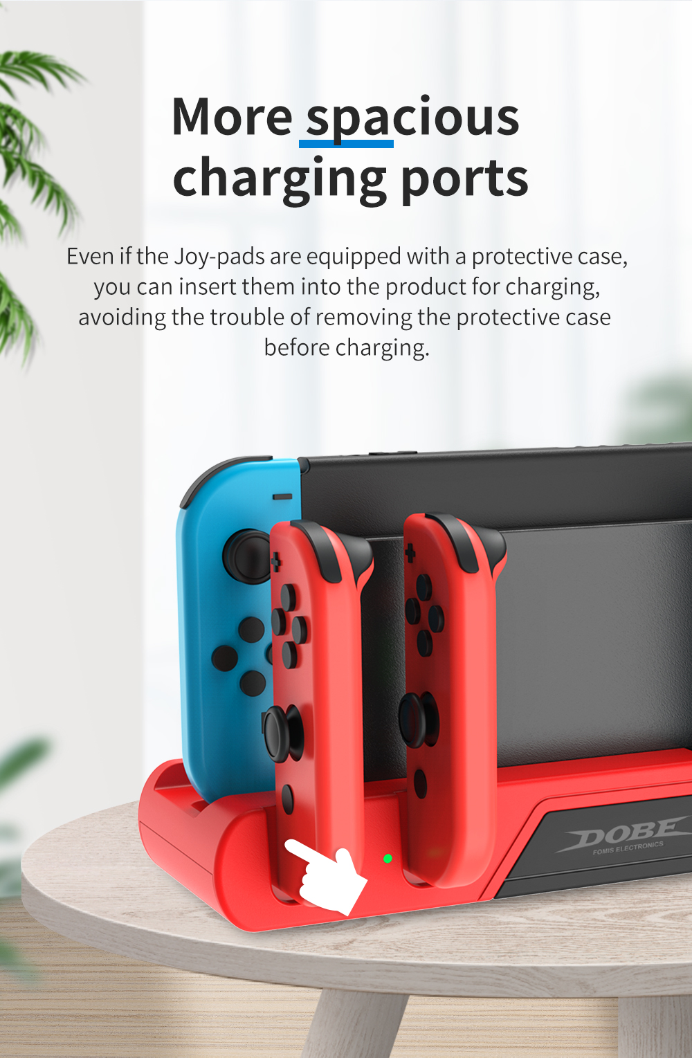  Charging Dock For Nintendo Switch Joy-Con
