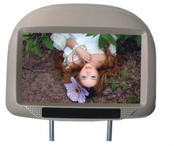 good quality 7.0 inch TFT LCD headrest DVD player with pillow IR