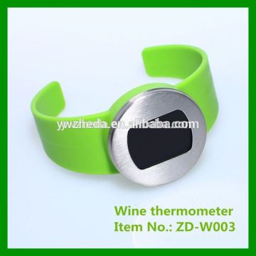 lcd wine bottle thermometer functions and uses