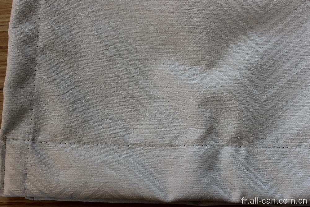 Tissu de rideau de revêtement Jacquard