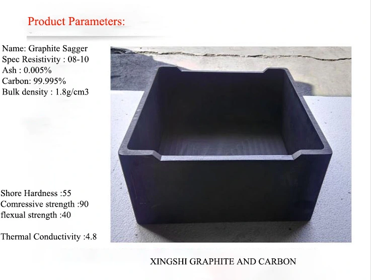 Graphite Sagger Refractory Kiln Parts for Battery Material Firing