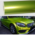 Satin Metallic Zitronengrünauto Wrap Vinyl