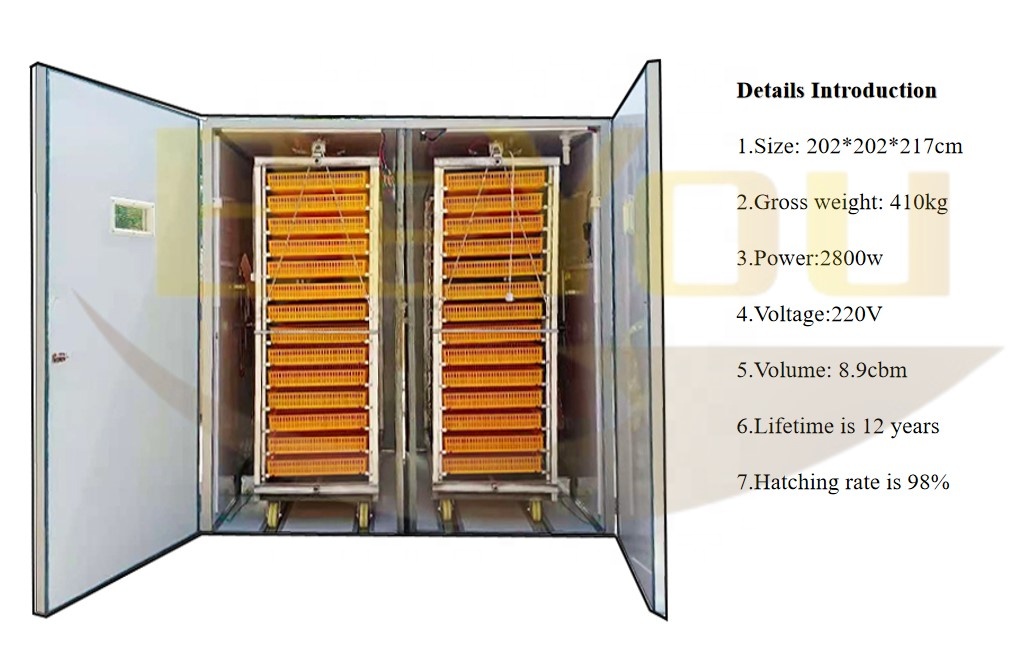 Automatic Farming Egg Incubator Chicken 1000 Egg Setter Haching Machine Incubator Equipment