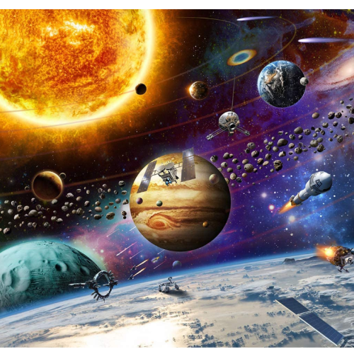 GIBBON Puzzles Games  Planetary Vision Jigsaw Puzzle