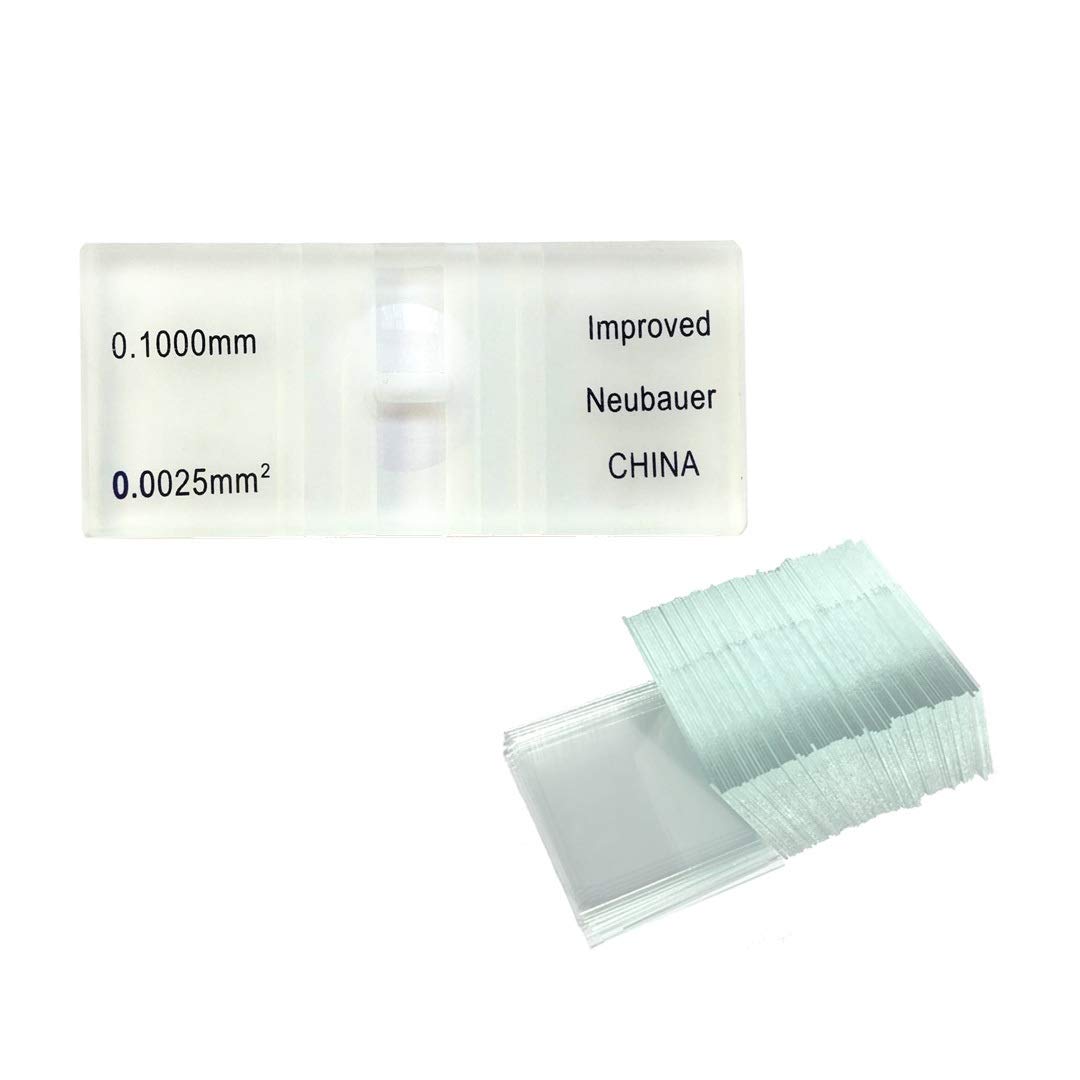 Hemacytometer Glass Blood Cell Neubauer Counting Chamber For School Lab & Hospital
