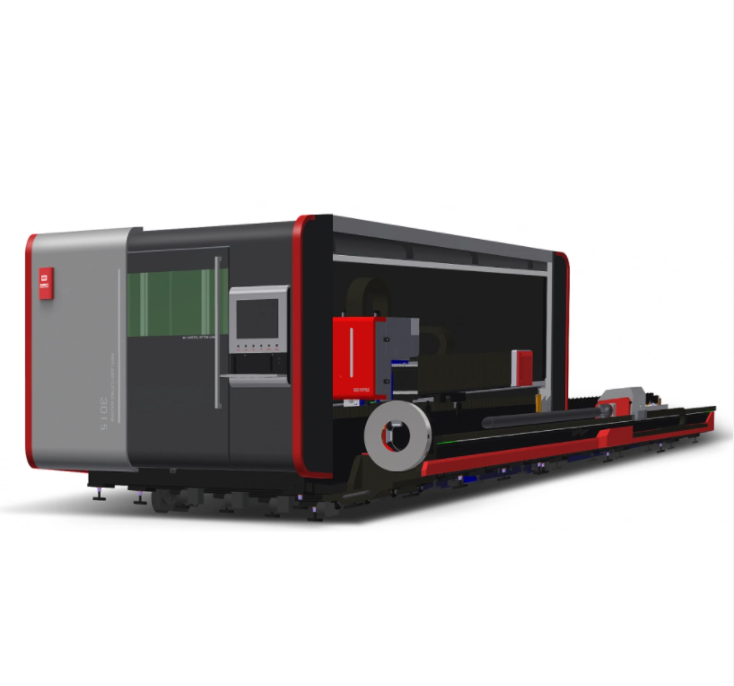 High efficiency fiber laser cutting machine