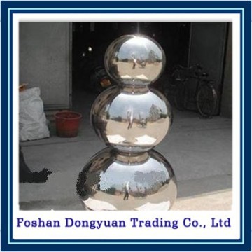 high polished stainless steel sphere for decoration