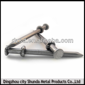 Polished double head nail(factory)