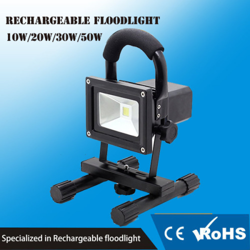 portable led floodlight batery powered 2013 new product 10w output power