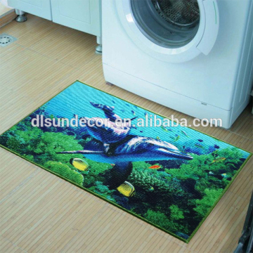 3d washable luxury bathroom rugs