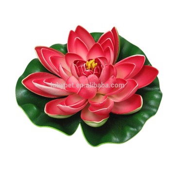 dia 30cm Pond Foam Lotus/Floating Lotus Red for Home Garden made in China