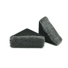 Microfiber Wedge Scrubber Tire Shine Applicator Pads