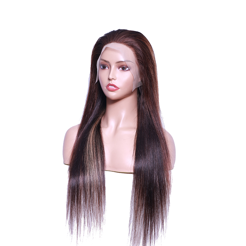 Cuticle Aligned Virgin Indian Hair Raw Unprocessed Lace Frontal Wig Body Wave For Black Women Human Hair Lace Front Wigs