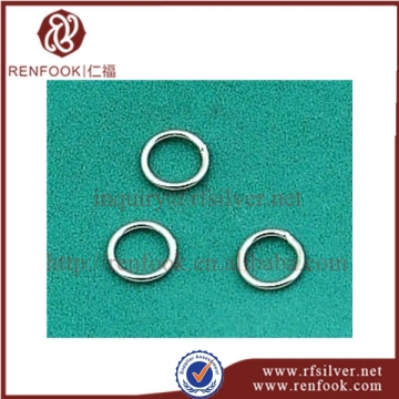 renfook 925 sterling silver double loops jump ring bulk jump ring for diy
