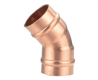 solder ring 45 elbow copper pipe fittings