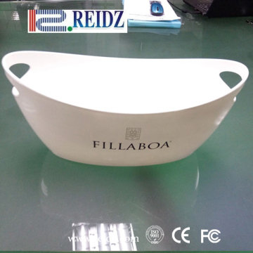 Personalized Clear Wine Chiller Bucket