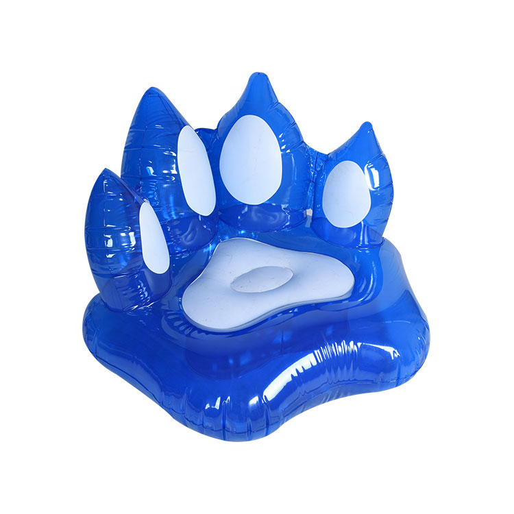 custom inflatable animal toys Inflatable Lounge Chair cat paw Indoor Outdoor Camping Garden Stylish Inflatable Sofa