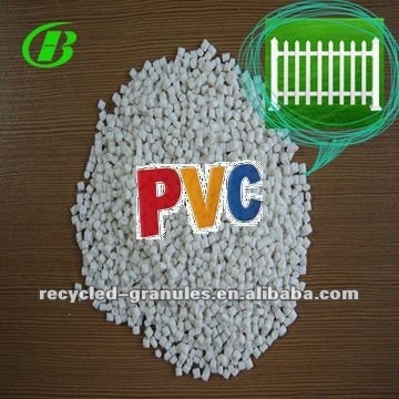 white pvc granules