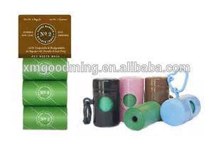 bio-degradable dog poop bag with opp bag gift packing dog clean up bag