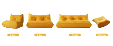 Caterpillar sofa balcony casual single double lazy sofa