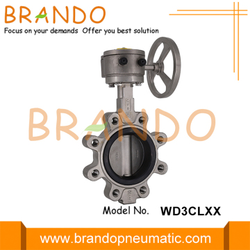 Stainless Steel Wheel Worm Gear Lug Butterfly Valve