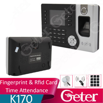 Biometric Fingerprint and RFID Card Reader Time Attendance with Webserver or ADMS