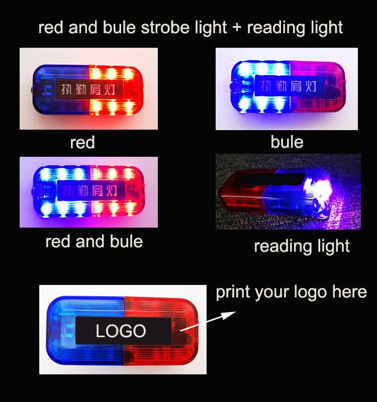 red and blue light