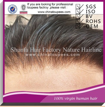 Natural toupee |hair toupee| human hair toupee