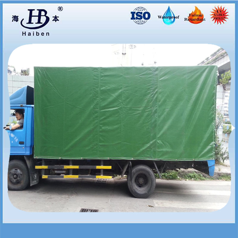 High tensile strength pvc tarpaulin for truck cover