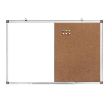 Combination 60x90cm Magnetic Whiteboard & Cork Message Board