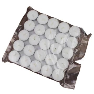 Poly bag Tealigth candle in bulk candle export