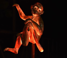 Simulated Luminous Monkey Lights