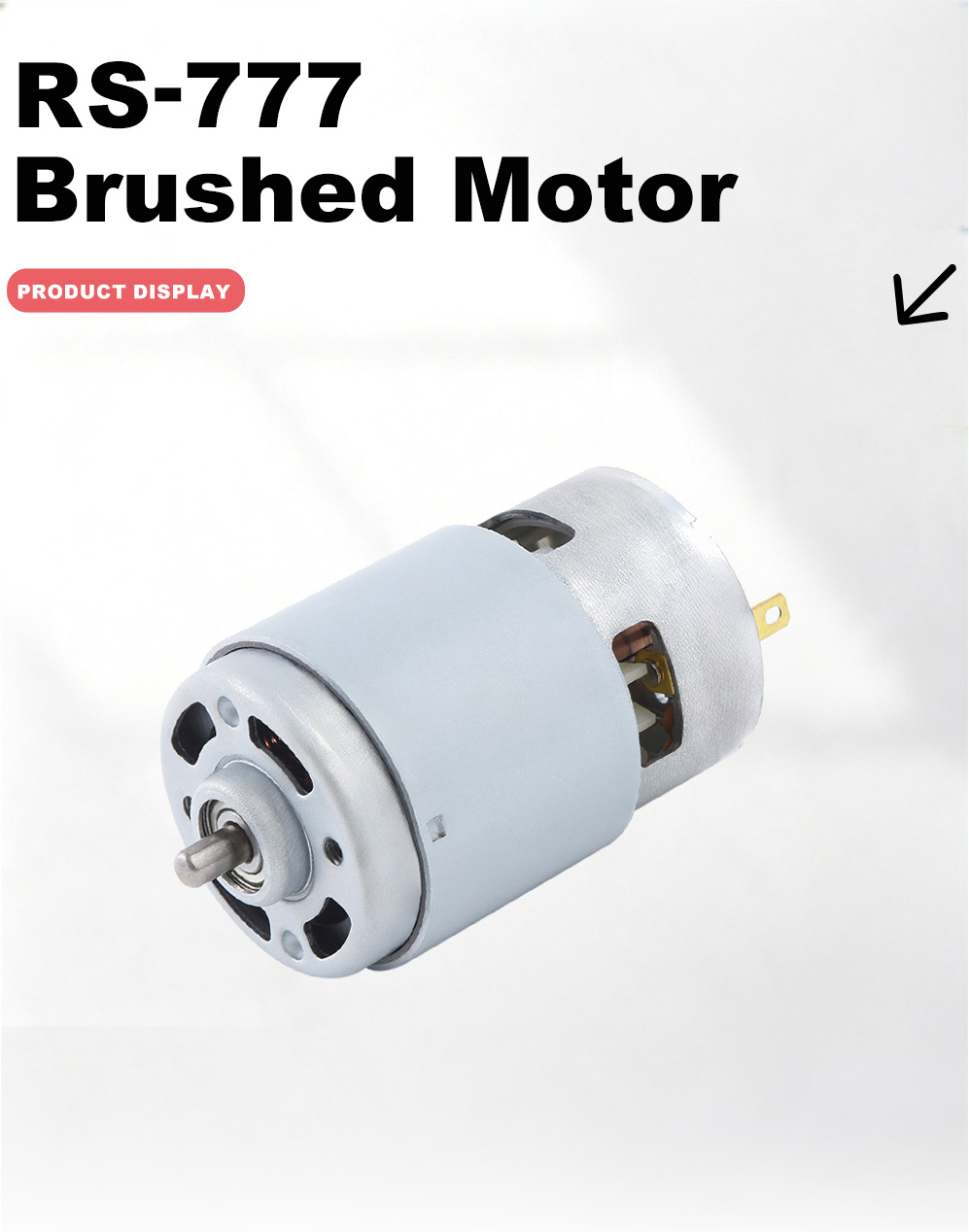 777 Fırçalı DC Motor-2x 777 Brushed DC Motor-2x