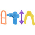 Silikon Bebek Teether çiğneme oyuncakları molar teether