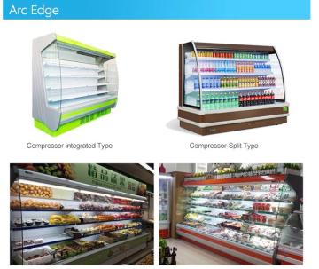 Ice Popsicle Display Refrigeration Showcase