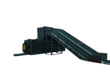 Semi-automatic horizontal hydraulic baler machine