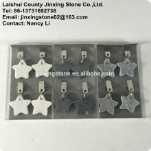 Set of 4 Star Shape Decorative Stone Tablecloth Weight Marble Tablecloth Clips