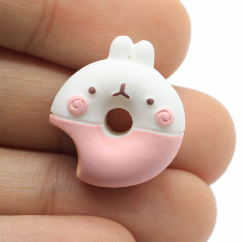 3D Kawaii Donut Cookies Hars Cabochon Kralen Simulatie Voedsel Art Craft Kinderen Poppenhuis Speelgoed Decoratie DIY Accessorise