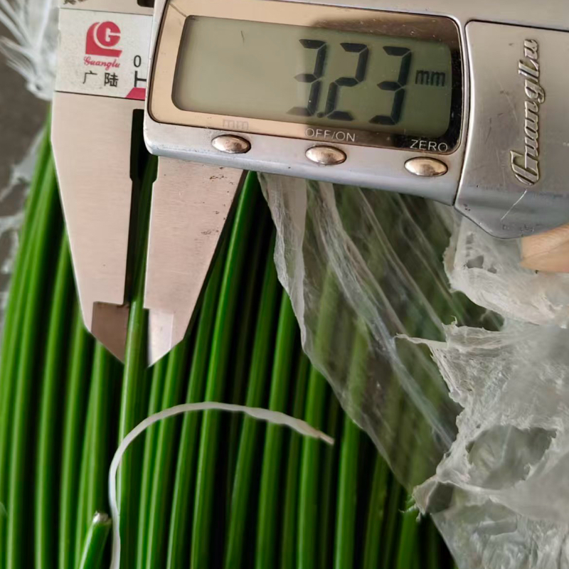 Details van PVC-gecoate staaldraad