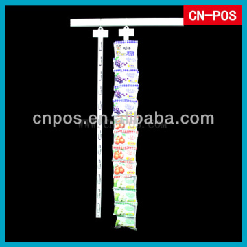 supermarket plastic display combined hang strip