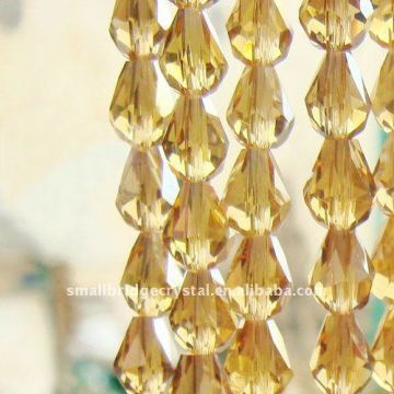 Crystal teardrop beads