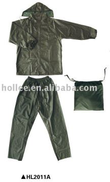 rubber rainsuit