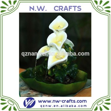 interior daffodil water fountain home decoration