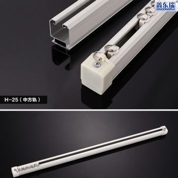 Factory supplier Anodized aluminium alloy profile Sliding curtain rails