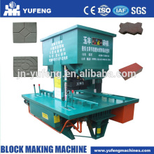 Manual interlocking cement brick block making machine price