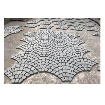 New G654 Granite Pavement Cobblestone Mesh