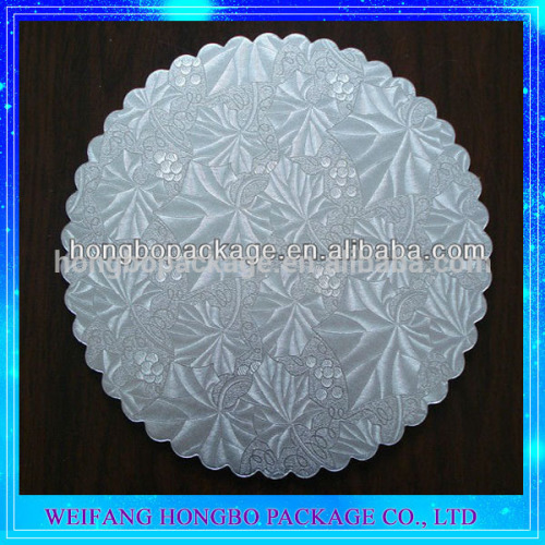 1mm Thick Chipboard Silver Lamination Cake Base